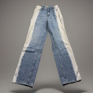 Pacsun Custom Bleached 90s Boyfriend Carpenter Jeans Women’s 25 x 32 Streetwear